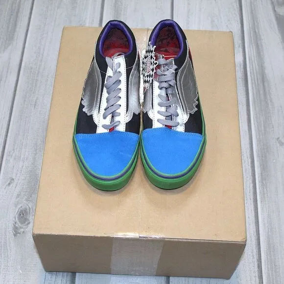 NEW Vans Womens Old Skool Marvel Avengers Wing Shield Skate Shoes Captain Americ