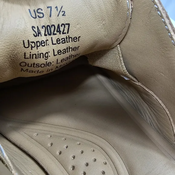 NIB Nisolo Emma D'Orsay Oxford 2.0 Loafer Shoes Slip-On Leather Nutmeg Brown 7.5