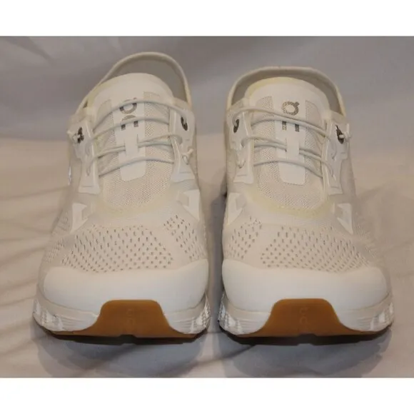 NIB ON CLOUD MEN'S CLOUD 5 RUNNING SHOES SNEAKER UNDYED WHITE WHITE 10.5