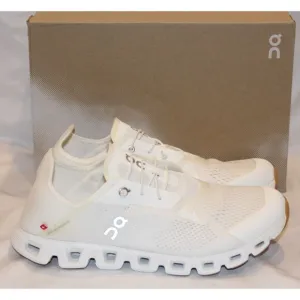 NIB ON CLOUD MEN'S CLOUD 5 RUNNING SHOES SNEAKER UNDYED WHITE WHITE 10.5
