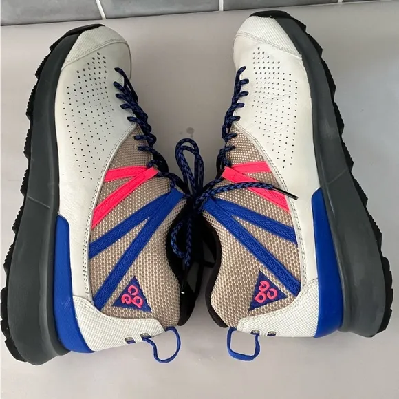 Nike ACG Okwahn II Sail Racer Blue 2018 Shoes Men’s Size 13