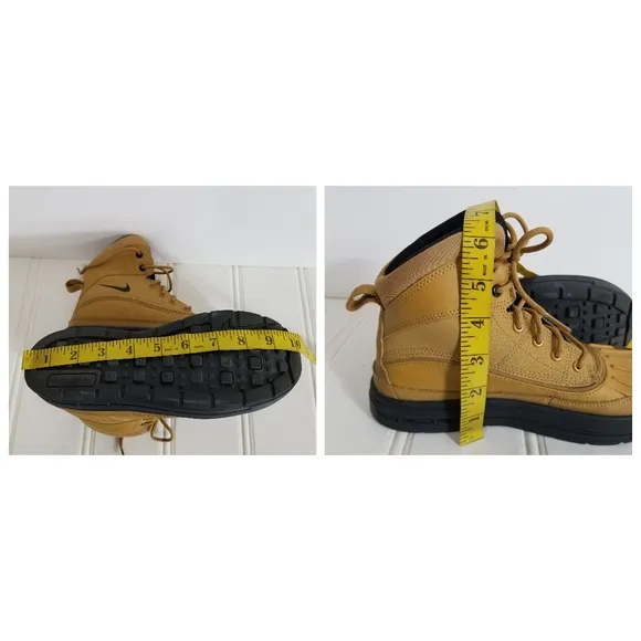 Nike ACG Sneaker Boots Youth Woodside 2 High Top Leather Lug Sole Shoes Size 5