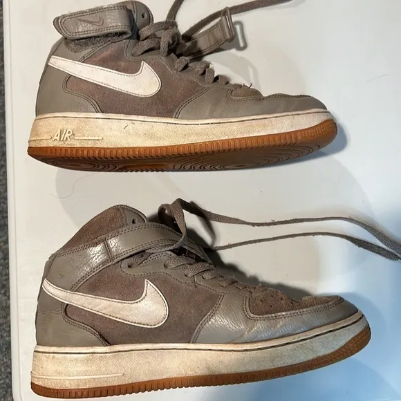 Nike Air Air Force 1 High Top Shoes, 7Y