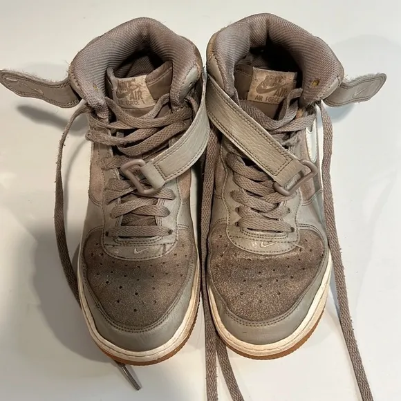 Nike Air Air Force 1 High Top Shoes, 7Y