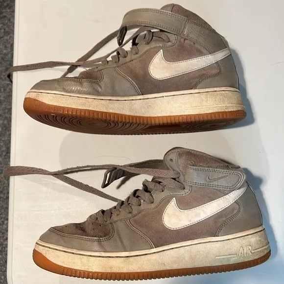 Nike Air Air Force 1 High Top Shoes, 7Y