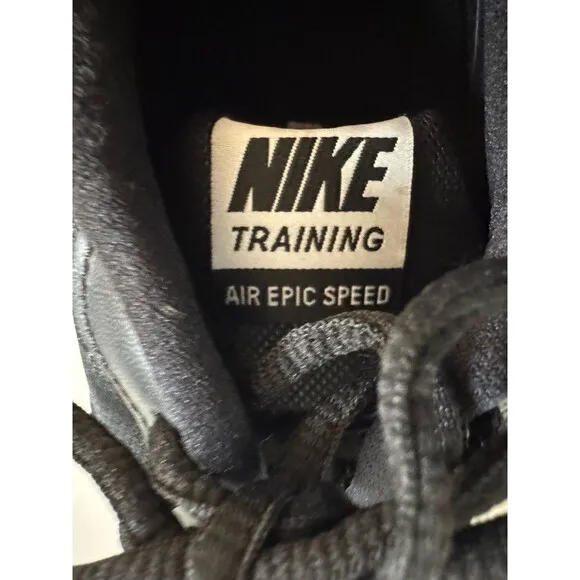 Nike Air Epic Speed Black Running Trainers Shoes Sneakers Mens Size 10.5 EUC