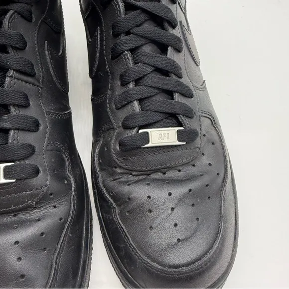 Nike Air Force 1 ‘07 Mens 11 Triple Black High Top Shoes Sneakers AF1 CW2290-001