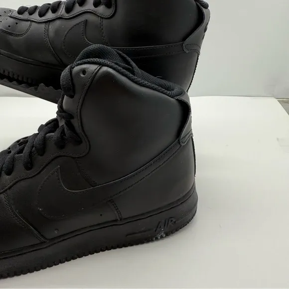 Nike Air Force 1 ‘07 Mens 11 Triple Black High Top Shoes Sneakers AF1 CW2290-001