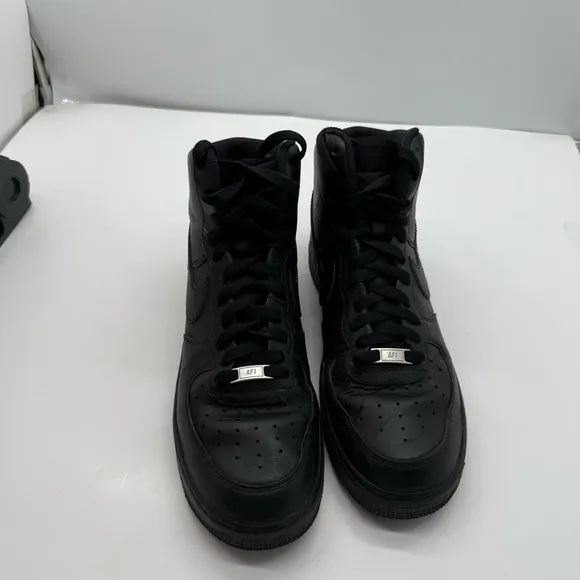 Nike Air Force 1 ‘07 Mens 11 Triple Black High Top Shoes Sneakers AF1 CW2290-001