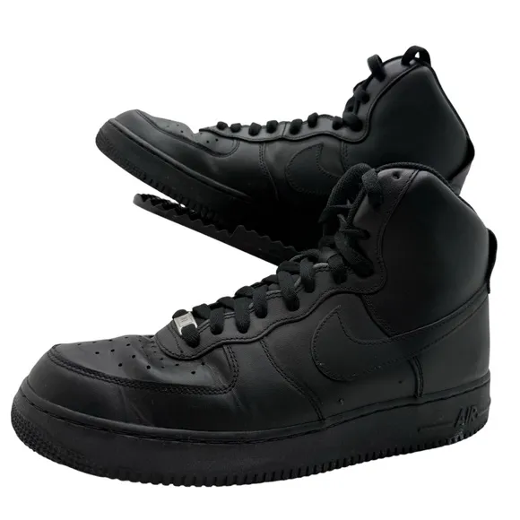 Nike Air Force 1 ‘07 Mens 11 Triple Black High Top Shoes Sneakers AF1 CW2290-001