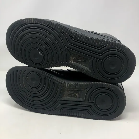 Nike Air Force 1 High &quot;Triple Black&quot; Hi Top Sneakers Lace Up Shoes 334031-013