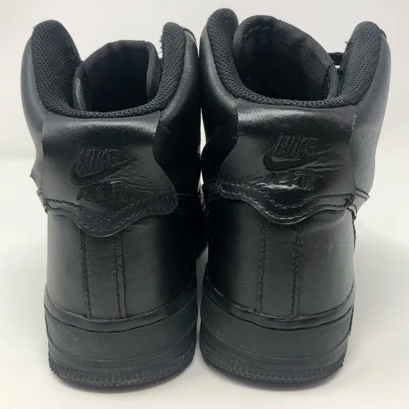 Nike Air Force 1 High &quot;Triple Black&quot; Hi Top Sneakers Lace Up Shoes 334031-013