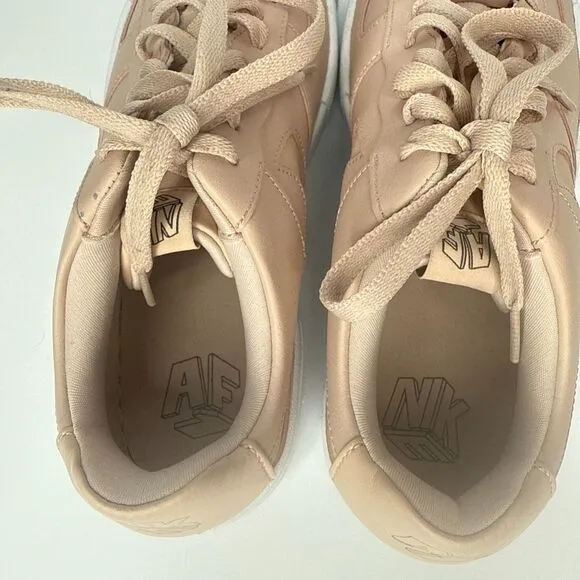 Nike Air Force 1 Womens 11.5 Shoes AF1 Pixel Beige Pink White Mens 10 EUR 44