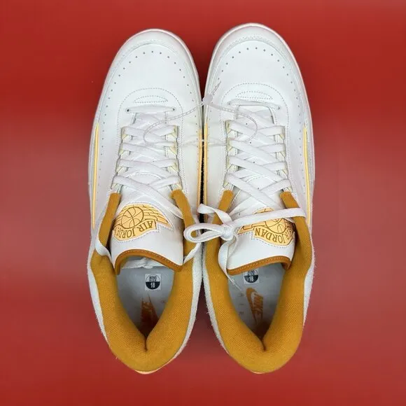 Nike Air Jordan 2 Low Melon Tint Low Top Basketball Shoes Men's Size 18 - NWOB!