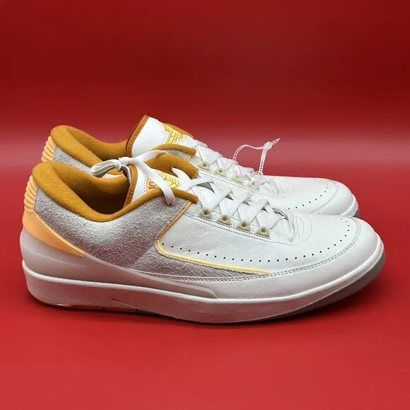 Nike Air Jordan 2 Low Melon Tint Low Top Basketball Shoes Men's Size 18 - NWOB!