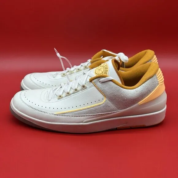 Nike Air Jordan 2 Low Melon Tint Low Top Basketball Shoes Men's Size 18 - NWOB!