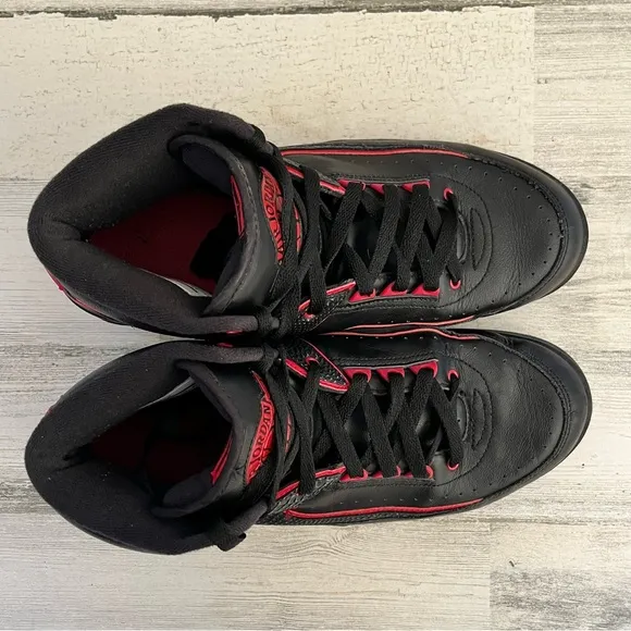 Nike Air Jordan 2 Retro Alternate 87 High Top Lace Up Basketball Shoes Size 9.5
