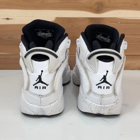 Nike Air Jordan 6 Rings Jordan 6 Rings GS Confetti White size 6Youth/ 7.5 Womens