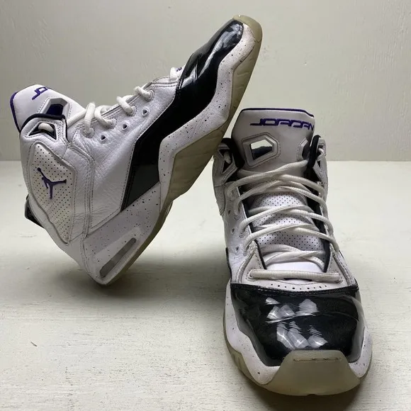 Nike Air Jordan B'loyal High Top Basketball Shoes 315317-115 Men 9 Black Purple