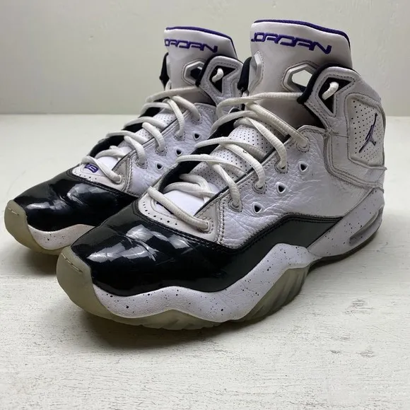 Nike Air Jordan B'loyal High Top Basketball Shoes 315317-115 Men 9 Black Purple