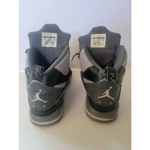 Nike Air Jordan Flight 45 Boy's Black High-Top Basketball Shoes Size 6Y