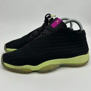 Nike‎ Air Jordan Shoes Kids 5.5 Future GG Black Lime Green Sneaker Low Top Youth