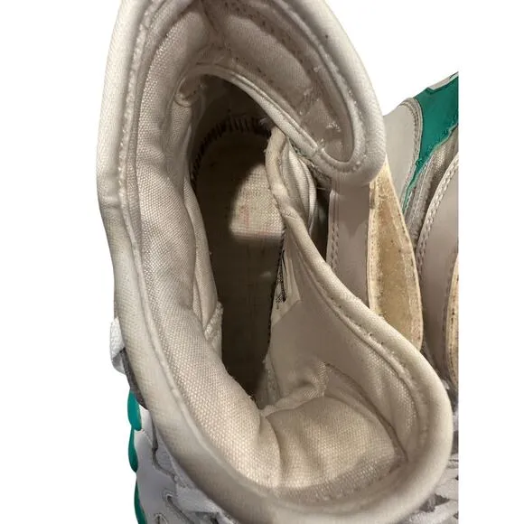 Nike Air Max 2 Strong White Violet Atomic Teal High Top Sneakers 12 - 555104-100