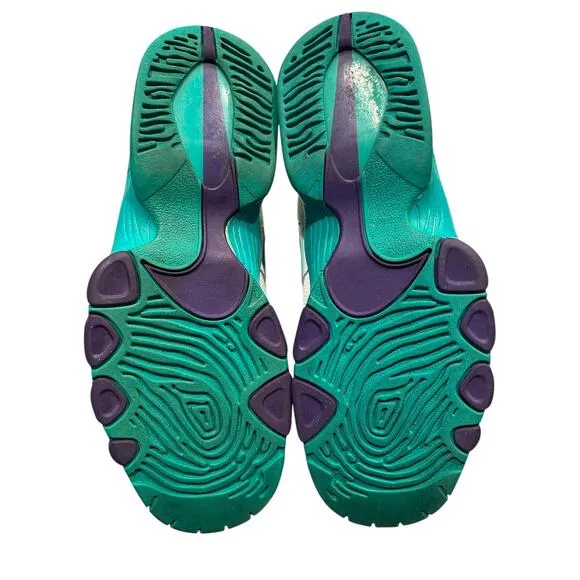 Nike Air Max 2 Strong White Violet Atomic Teal High Top Sneakers 12 - 555104-100