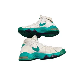 Nike Air Max 2 Strong White Violet Atomic Teal High Top Sneakers 12 - 555104-100