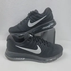 Nike Air Max 2017 Men's Shoes 10.5 Black Anthracite Low Top Running Sneakers