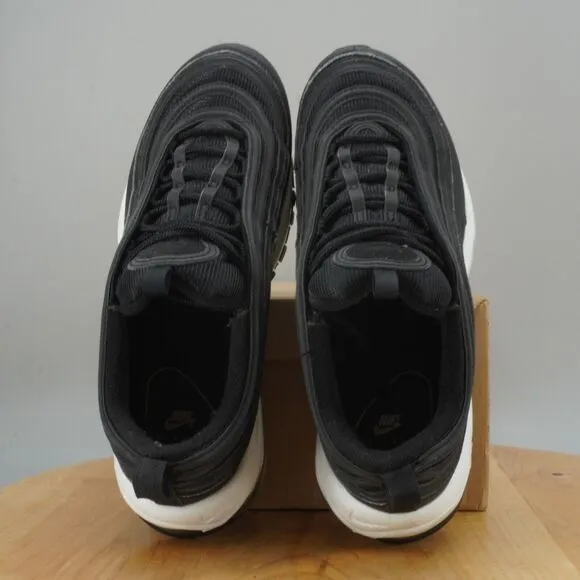 Nike Air Max 98 Womens Size 9.5 Shoes Black White Athletic Sneakers Low Top