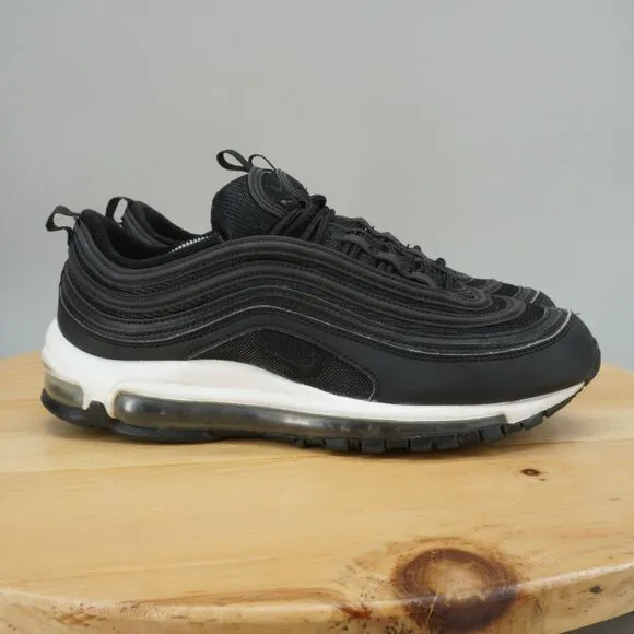 Nike Air Max 98 Womens Size 9.5 Shoes Black White Athletic Sneakers Low Top