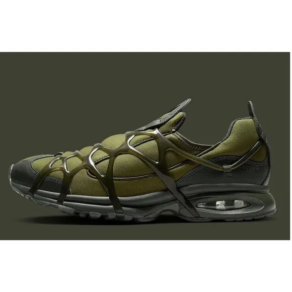 NIKE AIR MAX KUKINI PILGRIM Drab Olive Run Slip Shoes Mens 11 New Fast Ship