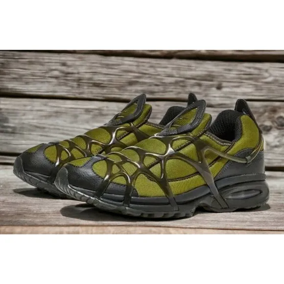 NIKE AIR MAX KUKINI PILGRIM Drab Olive Run Slip Shoes Mens 11 New Fast Ship