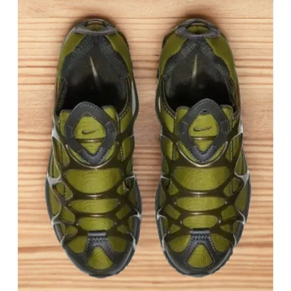 NIKE AIR MAX KUKINI PILGRIM Drab Olive Run Slip Shoes Mens 11 New Fast Ship