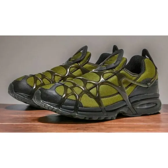 NIKE AIR MAX KUKINI PILGRIM Drab Olive Run Slip Shoes Mens 11 New Fast Ship
