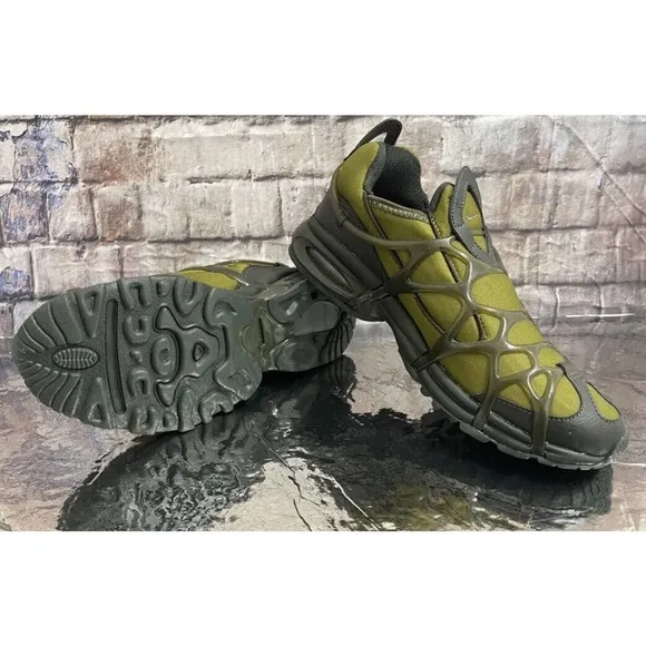 NIKE AIR MAX KUKINI PILGRIM Drab Olive Run Slip Shoes Mens 11 New Fast Ship