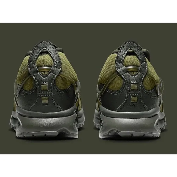 NIKE AIR MAX KUKINI PILGRIM Drab Olive Run Slip Shoes Mens 11 New Fast Ship