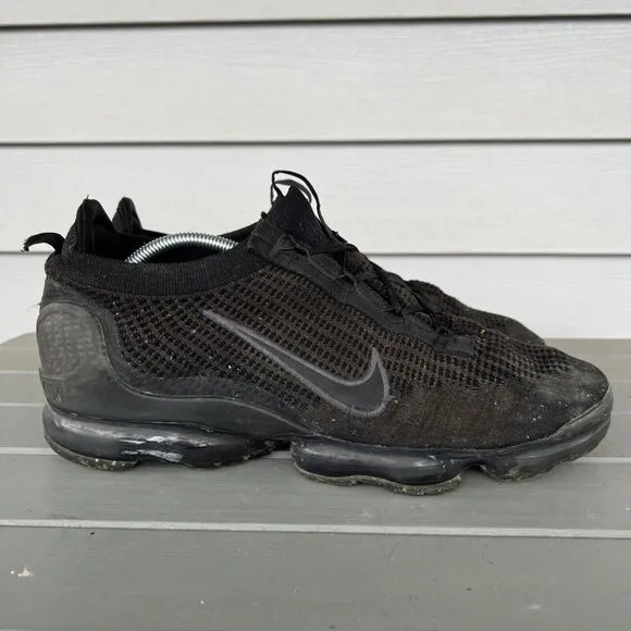 Nike Air VaporMax 2022 Mens Size 13 Black Knit Athletic Skate Shoes Sneakers