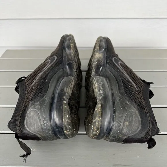 Nike Air VaporMax 2022 Mens Size 13 Black Knit Athletic Skate Shoes Sneakers