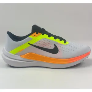 Nike Air Winflo 10 Mens White Volt Orange Running Shoes Sneakers DV4022-101