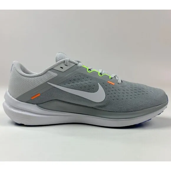 Nike Air Winflo 10 Womens Size 12 Gray White Running Shoes Sneakers DV4023-007