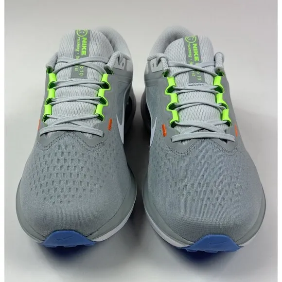 Nike Air Winflo 10 Womens Size 12 Gray White Running Shoes Sneakers DV4023-007