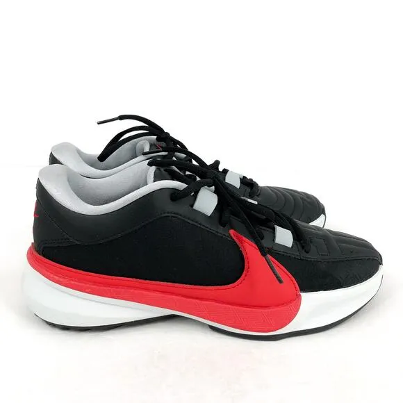 NIKE Air Zoom Freak 5 Basketball Shoes Mens 7.5 Womens 9 Black Red Giannis NWOB