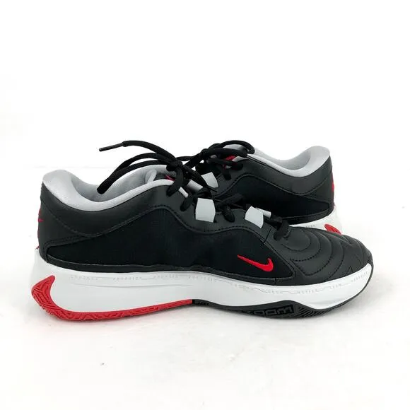 NIKE Air Zoom Freak 5 Basketball Shoes Mens 7.5 Womens 9 Black Red Giannis NWOB