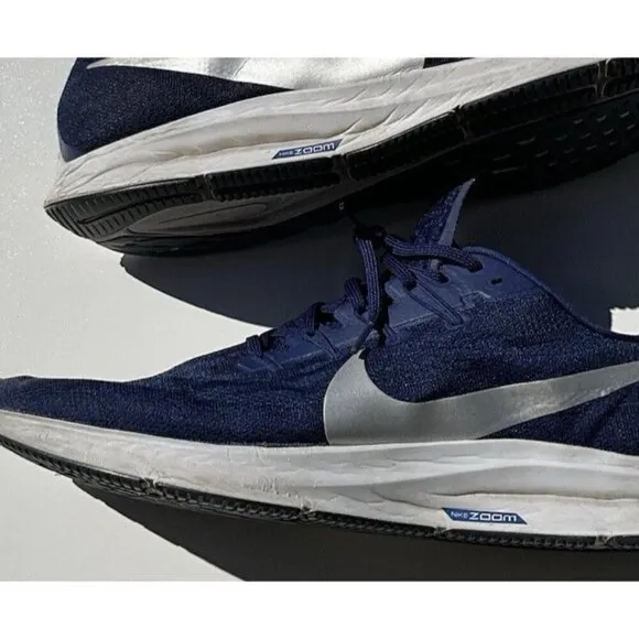 Nike Air Zoom Pegasus 36 Blue Void/Silver Mens Running Shoe Size 16 AQ2203-401