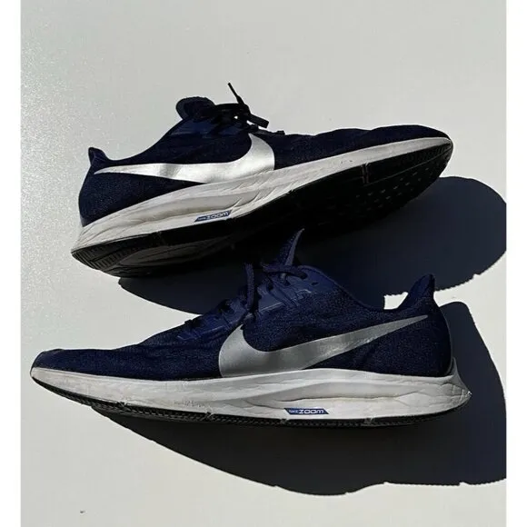 Nike Air Zoom Pegasus 36 Blue Void/Silver Mens Running Shoe Size 16 AQ2203-401