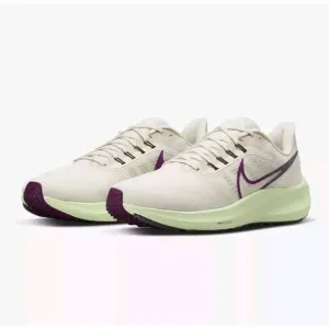 NIKE Air Zoom Pegasus 39 Running Shoes Mens 10 Light Orewood Plumb‎ Purple