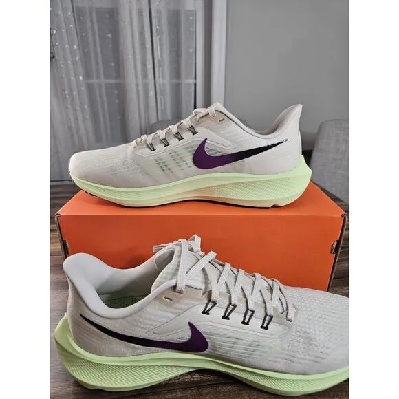 NIKE Air Zoom Pegasus 39 Running Shoes Mens 10.5 Light Orewood Plumb Purple