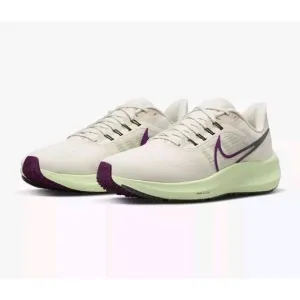 NIKE Air Zoom Pegasus 39 Running Shoes Mens 10.5 Light Orewood Plumb Purple